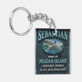 Sebastian, FL Sleutelhanger (Voorkant Links)