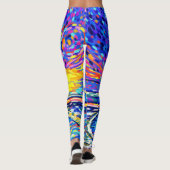 Sebastian Inlet Cotton Snoep Sky Leggings (Achterkant)