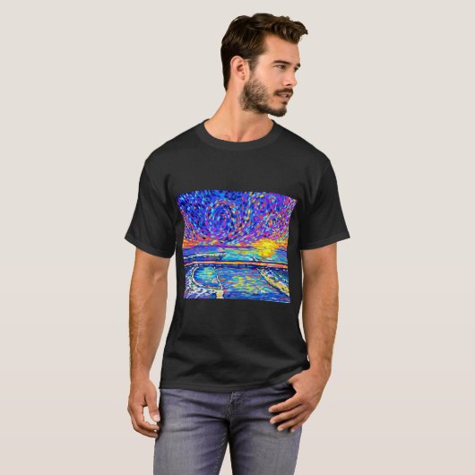Sebastian Inlet Cotton Snoep Sky T-shirt (Voorkant volledig)