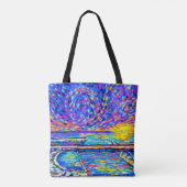 Sebastian Inlet Cotton Snoep Sky Tote Bag (Achterkant)