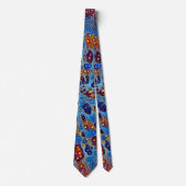 Sebastian Lava Lamp Tie Dye Necktie Stropdas (Voorkant)