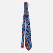 Sebastian Lava Lamp Tie Dye Necktie Stropdas (Achterkant)