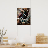 Sebastian Lopez de Arteaga Saint Michael Poster (Keuken)