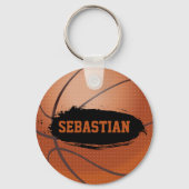 Sebastian Name Basketball Sleutelhanger / Keyring (Voorkant)