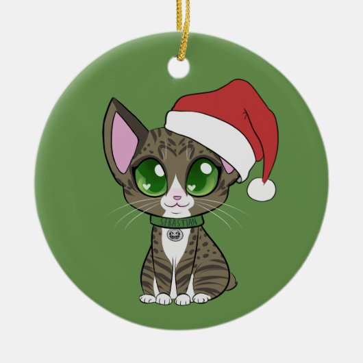 Sebastian Ornament! Keramisch Ornament (Voorkant)