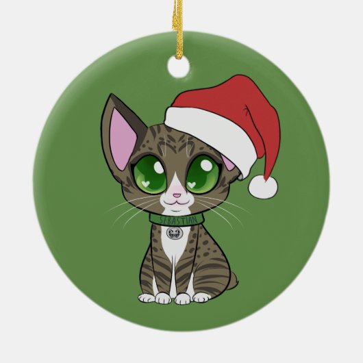 Sebastian Ornament! Keramisch Ornament (Achterkant)