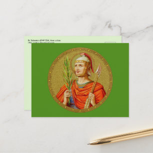 Sebastian (SNV 24) (Rond Afbeelding) Horizontal Po Briefkaart