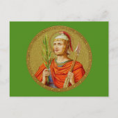 Sebastian (SNV 24) (Rond Afbeelding) Horizontal Po Briefkaart (Voorkant)