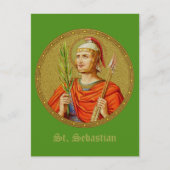 Sebastian (SNV 24) (Ronde Afbeelding) Verticale po Briefkaart (Voorkant)