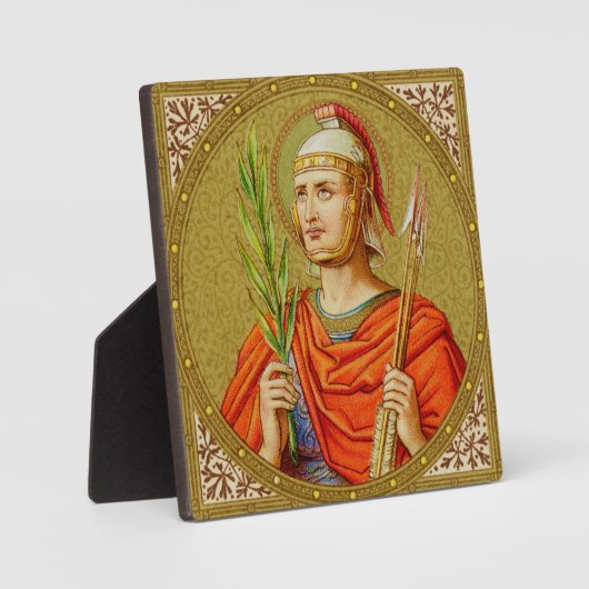 Sebastian (SNV 24) (Square Afbeelding) 5,25 inch x Fotoplaat (Voorkant)