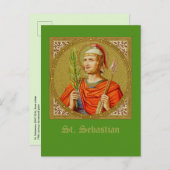 Sebastian (SNV 24) (Square Afbeelding) Verticaal Briefkaart (Voorkant / Achterkant)