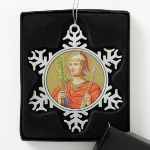 Sebastian (SNV 24) Tin Sneeuwvlok Ornament