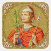 Sebastian (SNV 24) Vierkante Sticker (Voorkant)