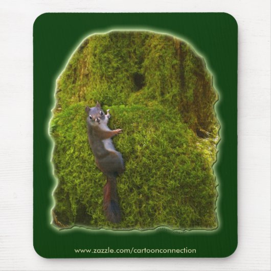 SEBASTIAN SQUIRREL KINDER cadeaus Muismat (Voorkant)