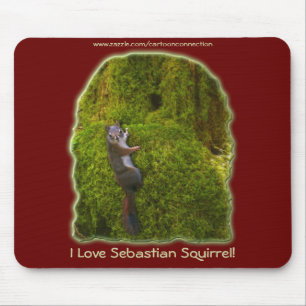 SEBASTIAN SQUIRREL KINDER cadeaus Muismat