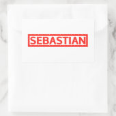 Sebastian Stamp Rechthoekige Sticker (Tas)