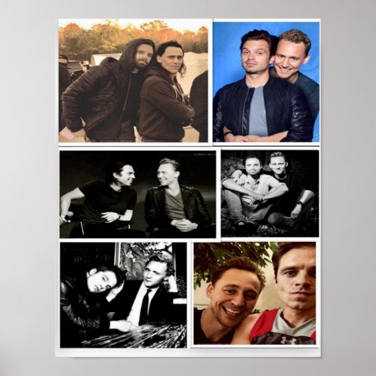 Sebastian Stan en Tom Hiddleston Poster (Voorkant)