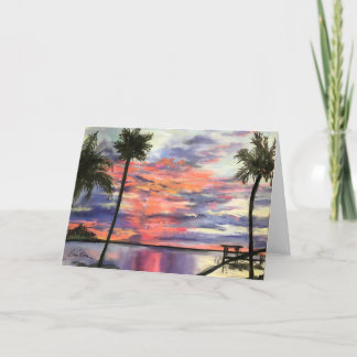 "Sebastian Sunrise" blanco briefkaart