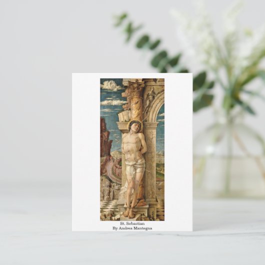 Sebastian van Andrea Mantegna Briefkaart (Staand voorkant)