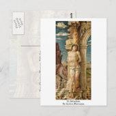 Sebastian van Andrea Mantegna Briefkaart (Voorkant / Achterkant)