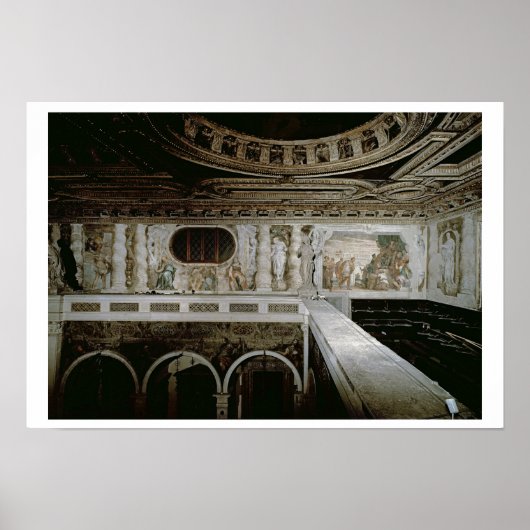 Sebastian voor de keizer, zijn martelaarsdom poster (Voorkant)