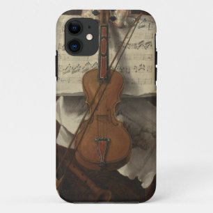 Sebastiano Lazzari Trompe - Viool en muzieknoten iPhone 11 Hoesje