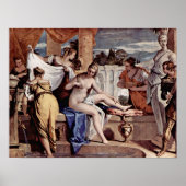 Sebastiano Ricci - Bathsheba in haar bad, Poster (Voorkant)