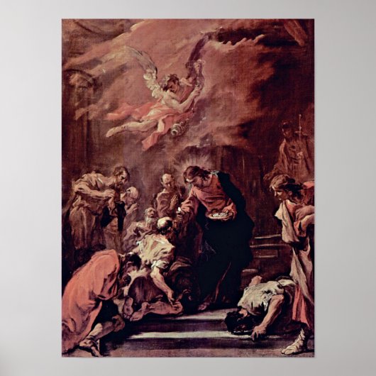 Sebastiano Ricci - Commune of the Apostles Poster (Voorkant)