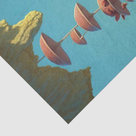 Sebastian's ochtendkoffie, hagedis tissuepapier (Detail)