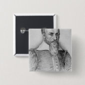 Sebastien Castellion Vierkante Button 5,1 Cm (Voorkant /achterkant)
