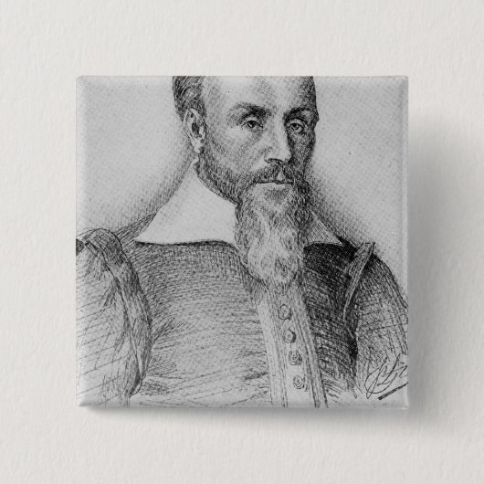 Sebastien Castellion Vierkante Button 5,1 Cm (Voorkant)