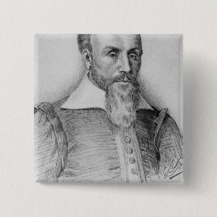 Sebastien Castellion Vierkante Button 5,1 Cm