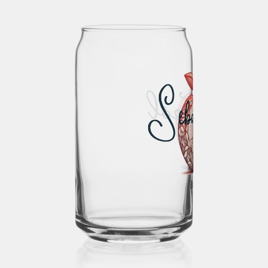 Sebastopol California Gravenstein Apple Fair Blikvorm Glas (Links)