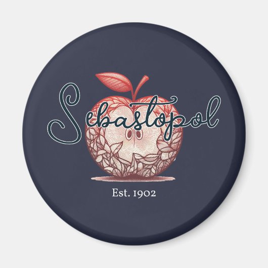 Sebastopol California Gravenstein Apple Fair Magneet (Voorkant)