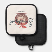 Sebastopol California Gravenstein Apple Fair Pannenlap (Voorkant / Achterkant)