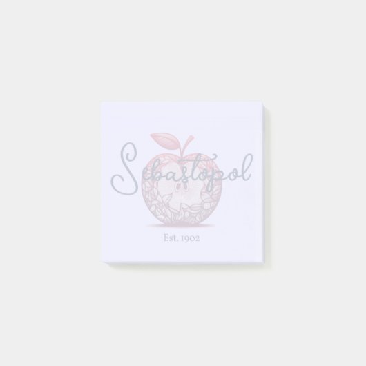 Sebastopol California Gravenstein Apple Fair Post-it® Notes (Voorkant)