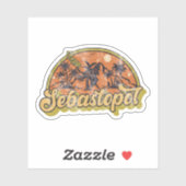 Sebastopol, Californië Sticker (Vel)