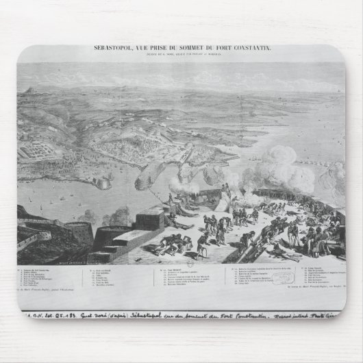 Sebastopol uit Fort Constantin Muismat (Voorkant)