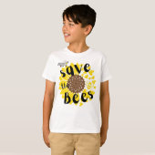SEBC Sla de bijen Kinder t-shirt op (Voorkant volledig)