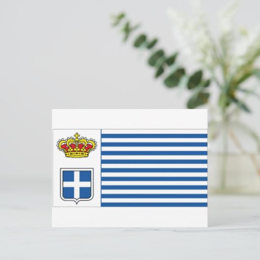 Seborga Flag Briefkaart (Staand voorkant)