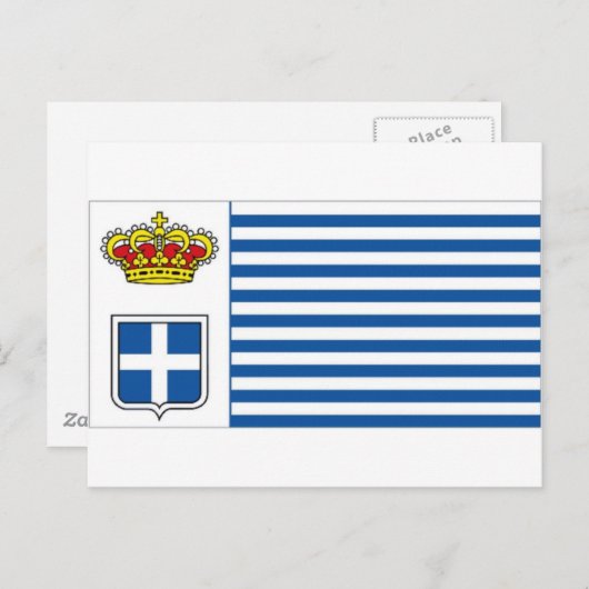Seborga Flag Briefkaart (Voorkant / Achterkant)