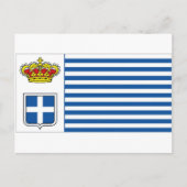 Seborga Flag Briefkaart (Voorkant)