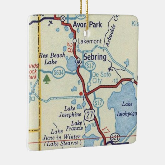 Sebreng Florida Keramisch Ornament (Rechts)