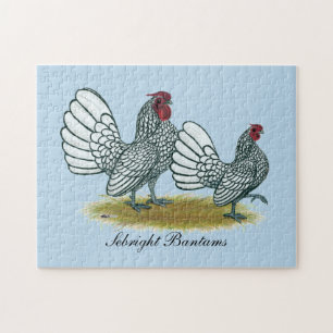 Sebright Bantams: zilver Legpuzzel