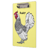 Sebright chicken cartoon illustration klembord (Links)