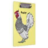 Sebright chicken cartoon illustration klembord (Rechts)