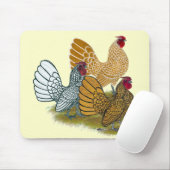 Sebright Rooster Assortation Muismat (Met muis)