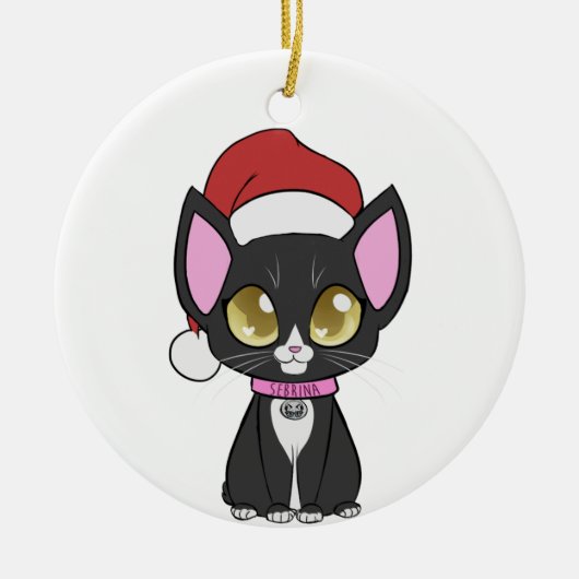 Sebrina Ornament! Keramisch Ornament (Voorkant)