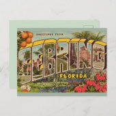 Sebring florida Oude Groet Briefkaart (Voorkant / Achterkant)