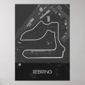 Sebring International Raceway Poster (Voorkant)